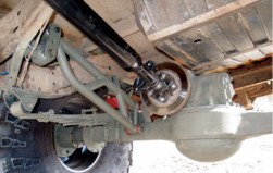 Electric parking brake controller for drive shaft, drive train applications