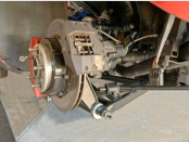Installation Electric Parking Brake, Tesla, Brembo caliper
